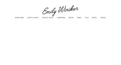 Desktop Screenshot of emilywiniker.com